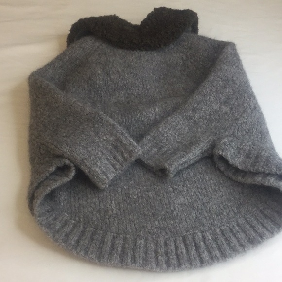 Crewcuts Alapaca blend sleeved capelet removable c - Picture 5 of 12